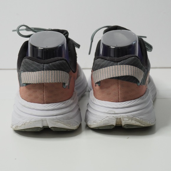 Hoka Womens 7.5 Gray Pink Shoes Sneakers Rincon Chunky Comfort Casual Streetwear - Picture 4 of 10